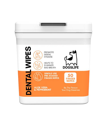 DogsLife Dental Wipes Dog 50pcs -